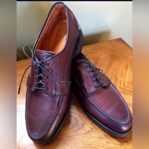 Allen Edmonds Ashton Burgundy Leather Derby  Men’s 9D Rubber Sole